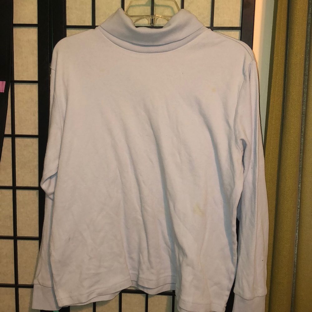Light Blue Turtleneck